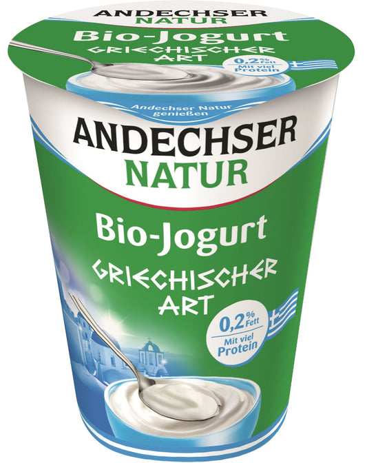 Andechser BIO Zsírszegény natúr görörg joghurt 0,2%  fehérjével dúsított