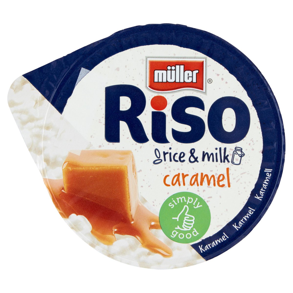Müller Riso Tejberizs desszert karamellel